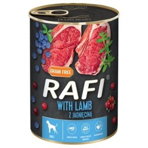 Latas Rafi sin cereales con cordero 400gr |Barf Canarias|