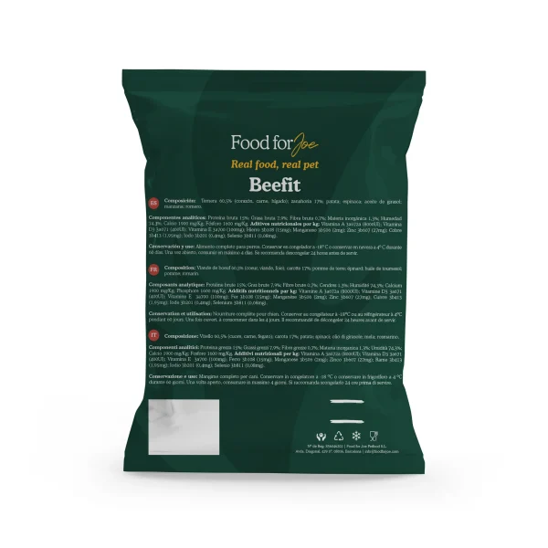 Beefit - menú de ternera para perros Food For Joe 200g - Imagen 3