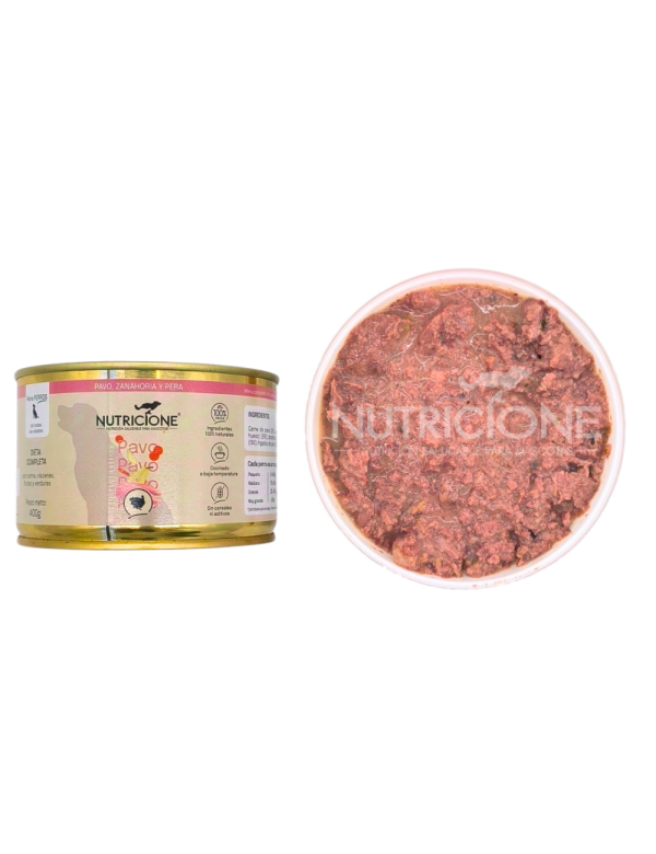 Lata Pavo Nutricione 400gr |Barf Canarias|