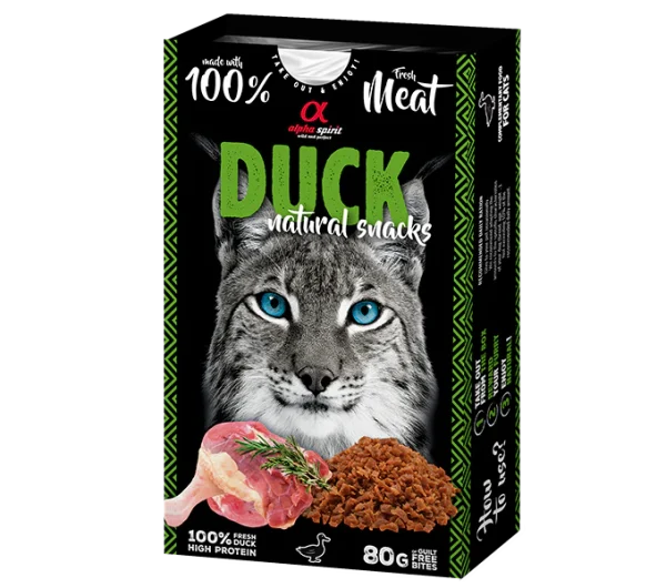 Snack pato de GATOS Alfa Spirit |Barf Canarias|