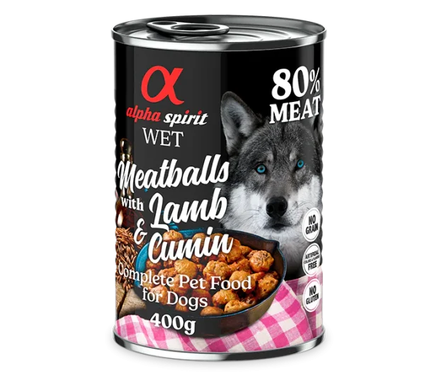 Alfa Spirit Albóndigas de Jabalí y tomillo 400gr |Barf Canarias|