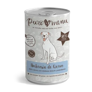 Ambrosia de Ciervo BIO Puro Menu |Barf Canarias| - 400g