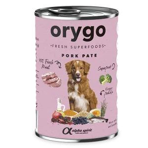 Pate cerdo con brocoli ORYGO 400gr |Barf Canarias|