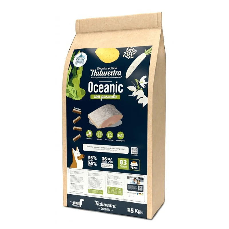 Naturextra OCEANIC con pescado de mar 15Kg