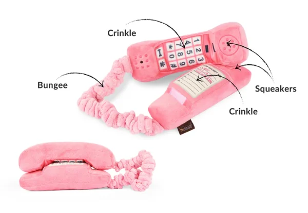 Peluche dog-phone , perros y gatos