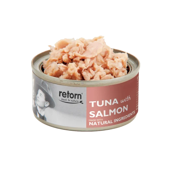 Lata gato retorn atun y salmon 80gr|Barf Canarias|