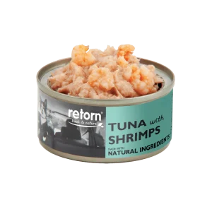 Lata gato retorn atun y gambas 80gr|Barf Canarias|