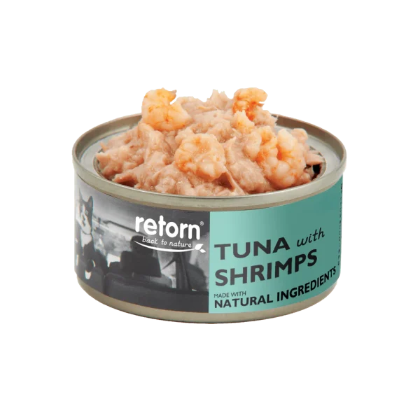 Lata gato retorn atun y gambas 80gr|Barf Canarias|