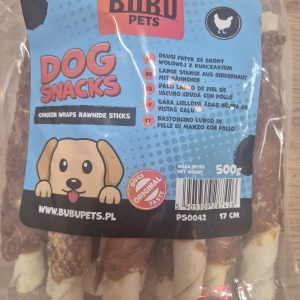 BUBU Palos de vacuno y pollo 17cm |Barf Canarias| 500gr