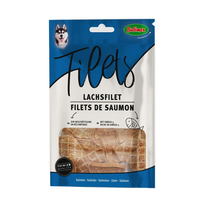 Snacks filetes de salmon bubimex 100gr