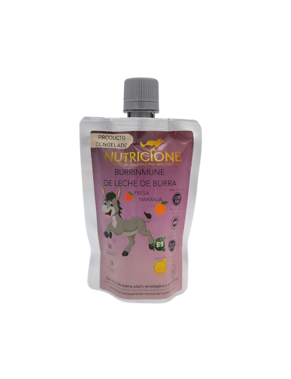Leche de burra fresa naranja |Barf Canarias|