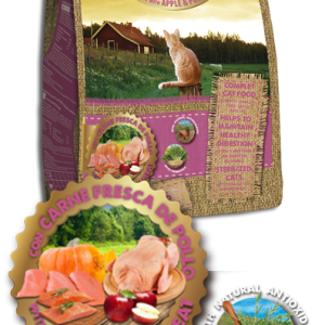 Farm Nature gatos pollo, manzana y calabaza 2Kg