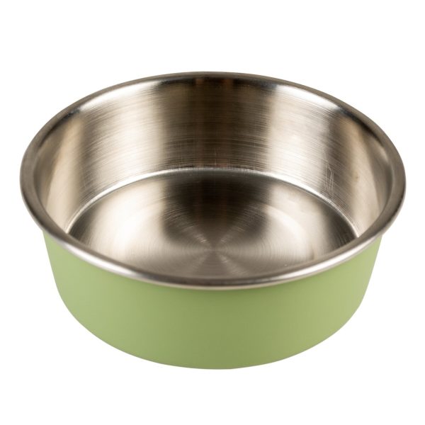 Comedero metalico duvo verde |Barf Canarias| L