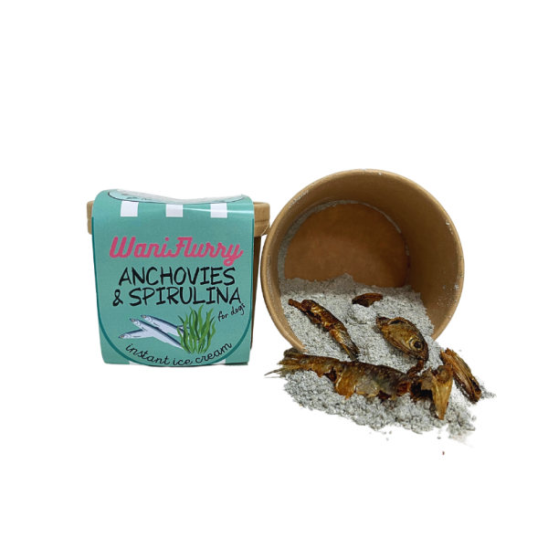 Helado de Espirulina y anchoas |Barf Canarias| waniyanpi