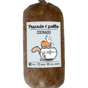 Gato,pescado y pollo cocinado 200gr |Barf Canarias|