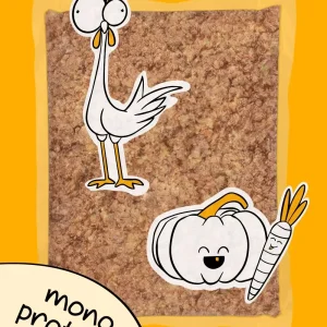 Pollo cocinado Guau and cat |Barf canarias| 500gr