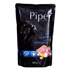 Piper pouch cordero y zanahoria 500gr |Barf Canarias|