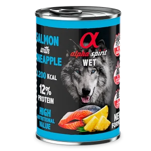 Alfa Spirit Salmon y piña 400gr |Barf Canarias|