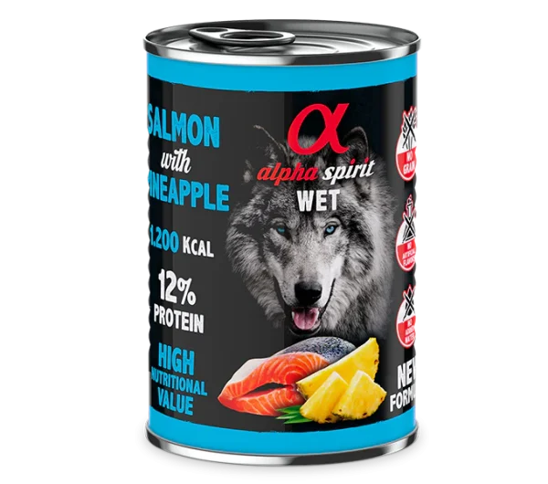 Alfa Spirit Salmon y piña 400gr |Barf Canarias|