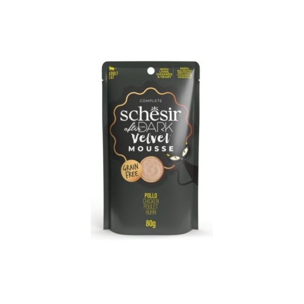 Schesir  mousse gatos pollo  80gr
