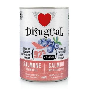 Disugual Salmon y arándanos 400gr |Barf Canarias|