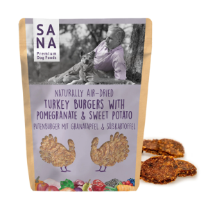 Burger pavo granada y batata 100gr |Barf Canarias|