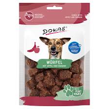 Cubos de platano y manzana  DOKAS |Barf Canarias|