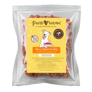 Menú de pavo y salmón cocinado 800gr Puromenu