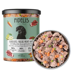 Comida cocinada en vaso 400gr fidelis Caballo | Barf Canarias |